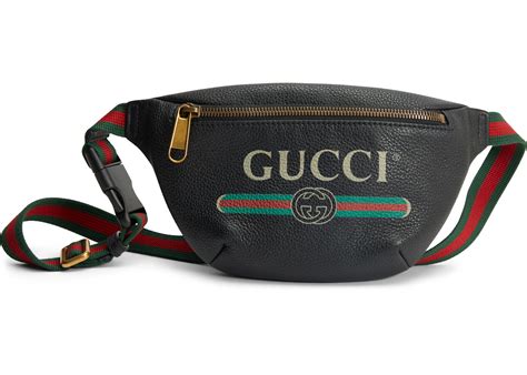 gucci print small belt bag size 75|genuine gucci belt bag.